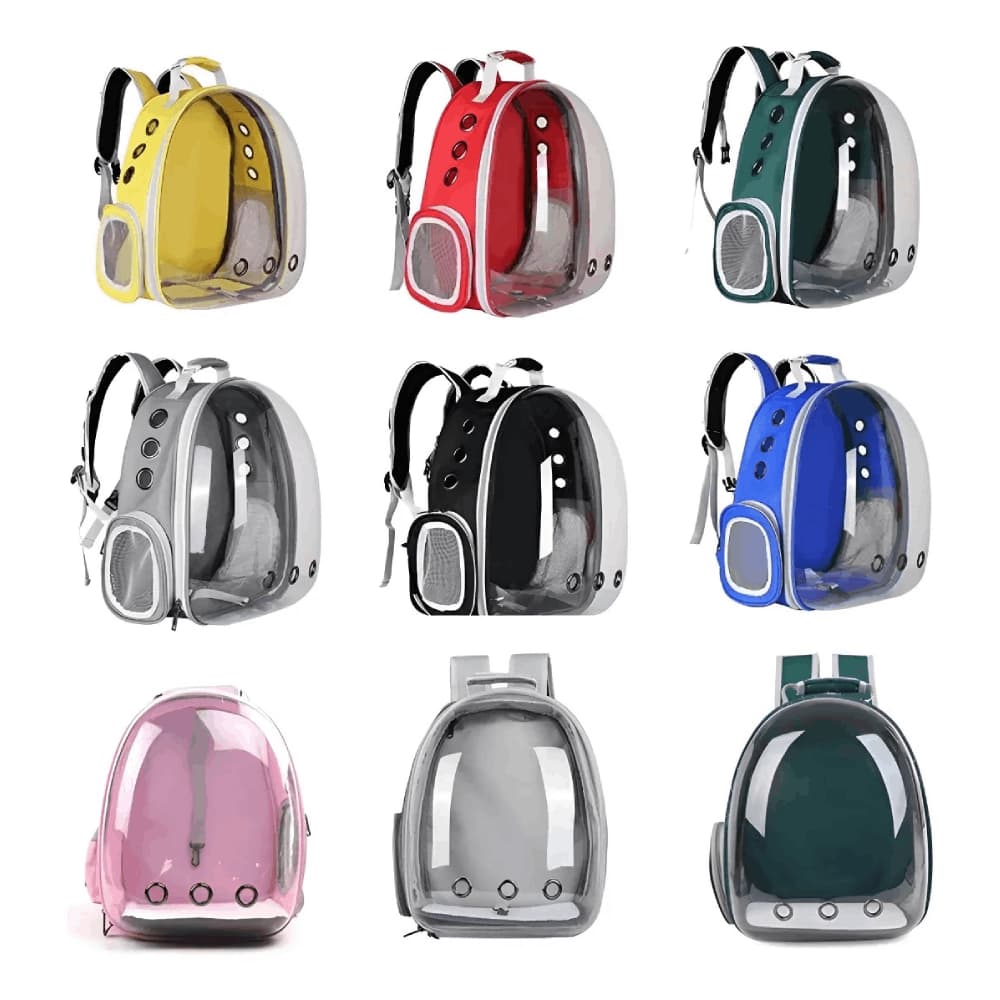 كامي -جنطة ظهر للحيونات الاليفة الوان عشوائية